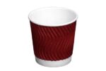 130ml Ripple Paper Cups - 25pcs