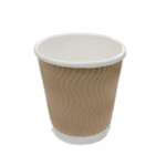 200ml Ripple Paper Cups - 25pcs