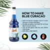 Zone Blue Curacao Syrup 1L - Image 3