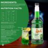 Zone Green Mint Syrup 1L - Image 2