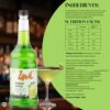 Zone Green Apple Flavored Syrup 1Ltr - Image 2