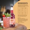 Zone Strawberry Flavored Syrup 1Ltr - Image 2